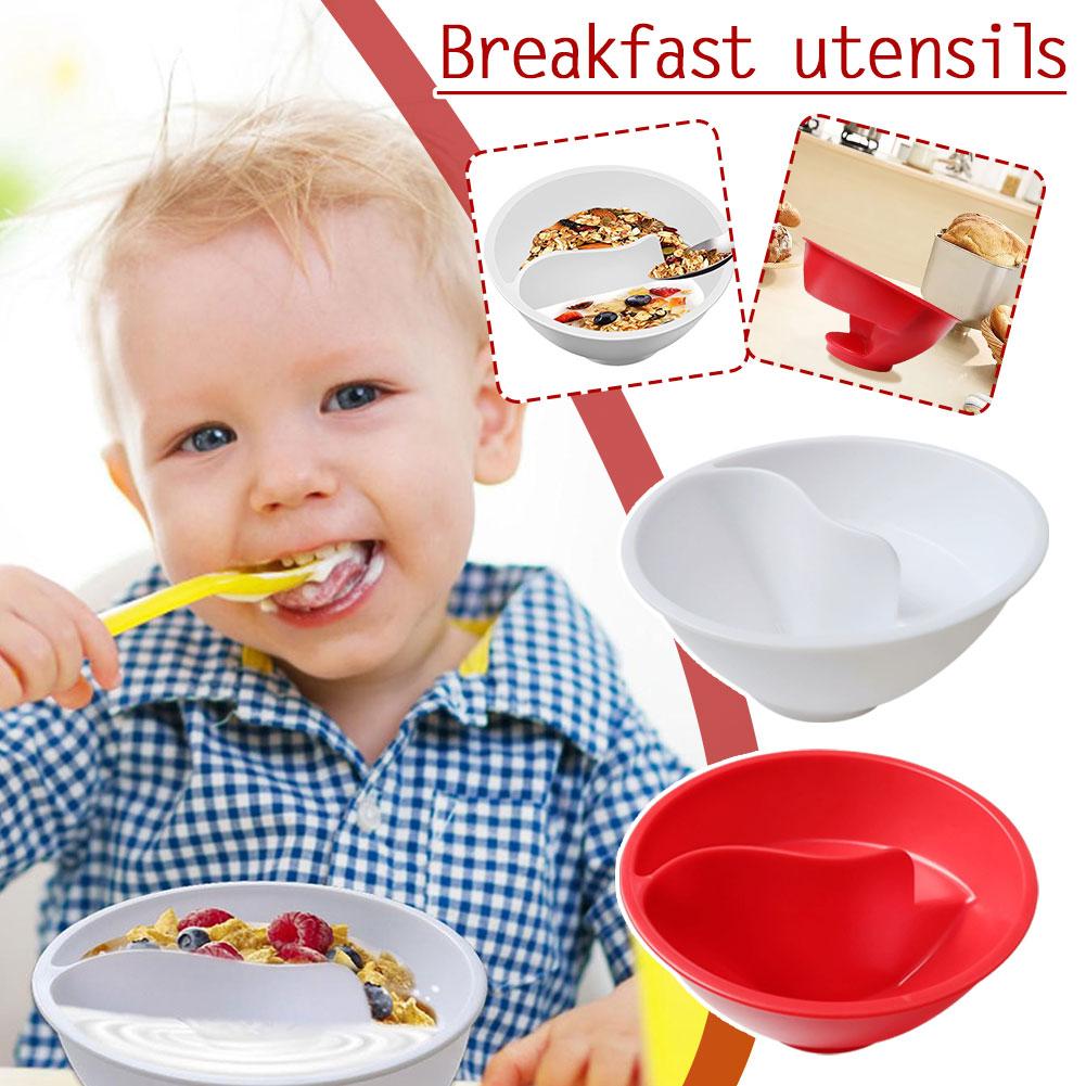 thumbnail image 2 of SGACAI Cuencos para cereales separados y húmedos Cuencos para salsas con separación de alimentos secos y húmedos de plástico, 2 of 7