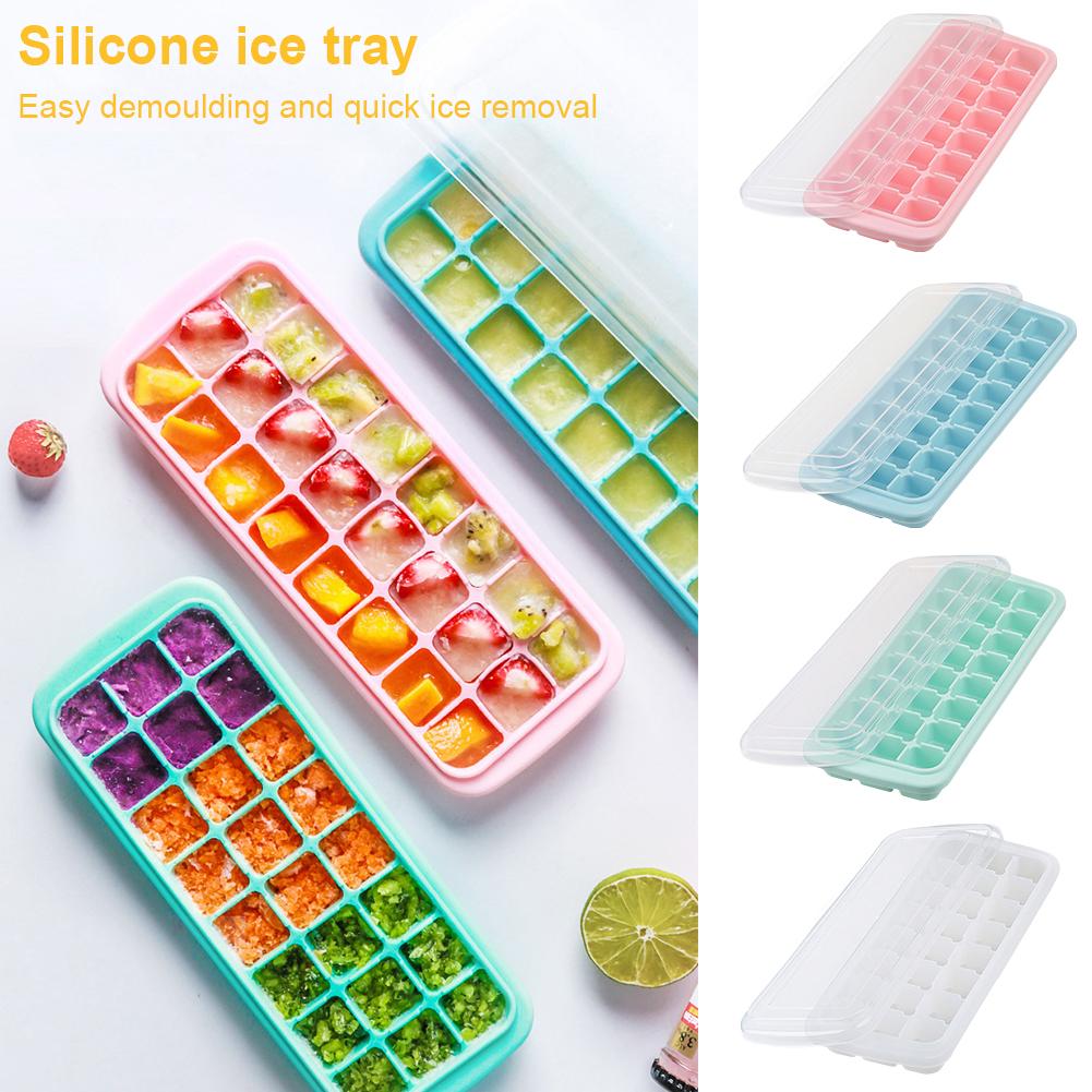 thumbnail image 2 of SGACAI Bandeja de hielo de silicona con 24/36 compartimentos para hacer hielo, máquina para hacer hielo sin fugas, 2 of 7