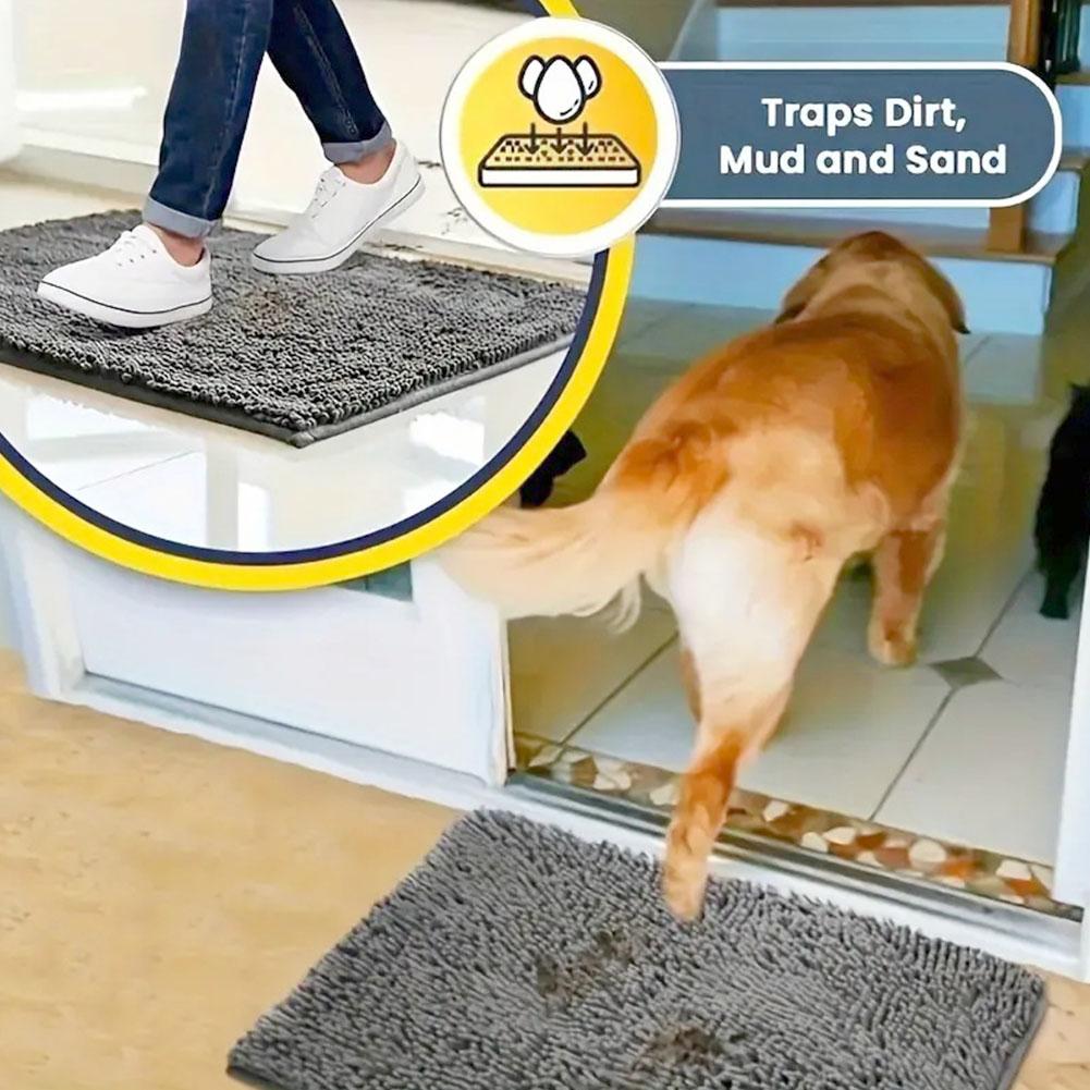 thumbnail image 3 of Ruifaya Alfombrilla de secado para mascotas, de microfibra, de secado rápido, para perros, absorbente, para viajes, 3 of 7