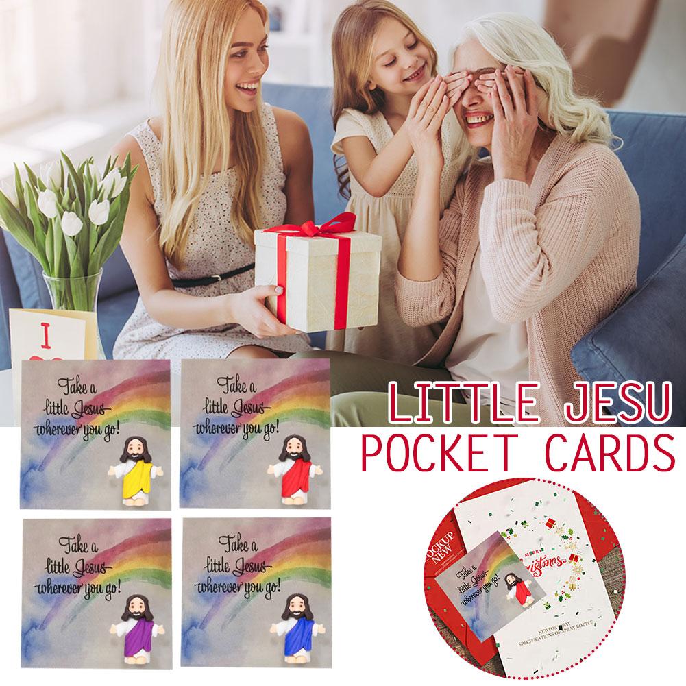 thumbnail image 3 of Ruifaya Juego de 5/10/50 tarjetas de bolsillo pequeñas personalizadas, postales de regalo, suministros para Navidad, Pascua, Acción de Gracias, fiesta, festival, 3 of 7