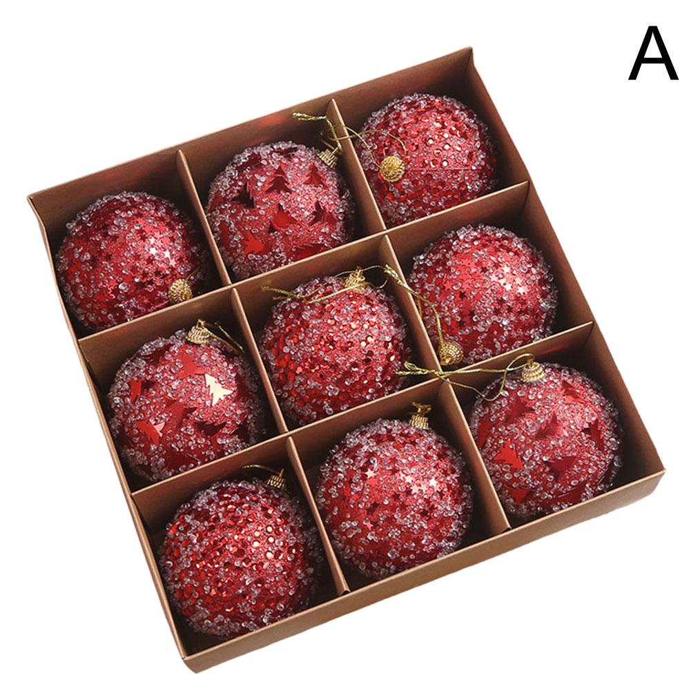 thumbnail image 5 of SGACAI Juego de adornos de bolas para árbol de Navidad, adornos para árbol de Navidad irrompibles, adornos colgantes para Navidad en interiores, 5 of 7