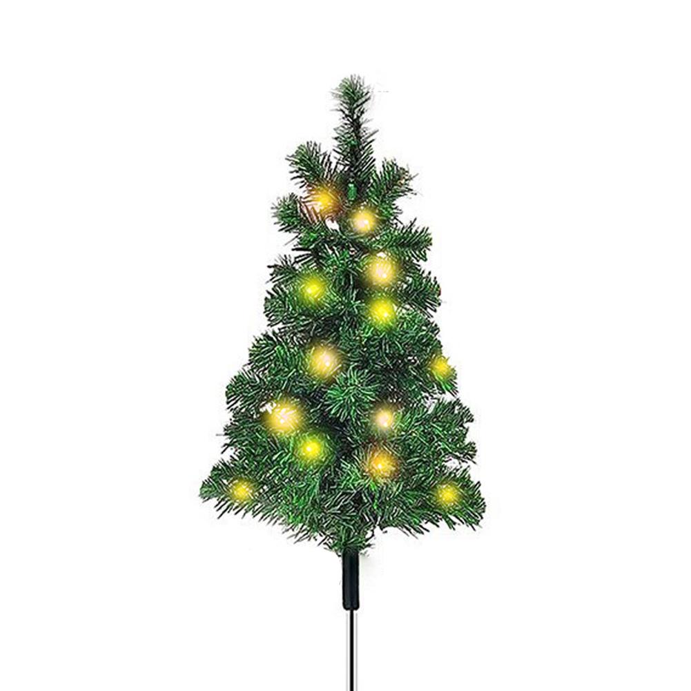 thumbnail image 4 of SGACAI Luces solares para árbol de Navidad, decoraciones para exteriores, mini árbol de Navidad pequeño de 30,1 pulgadas con luces, luces solares para árbol de Navidad para exteriores, árbol de Nav, 4 of 7