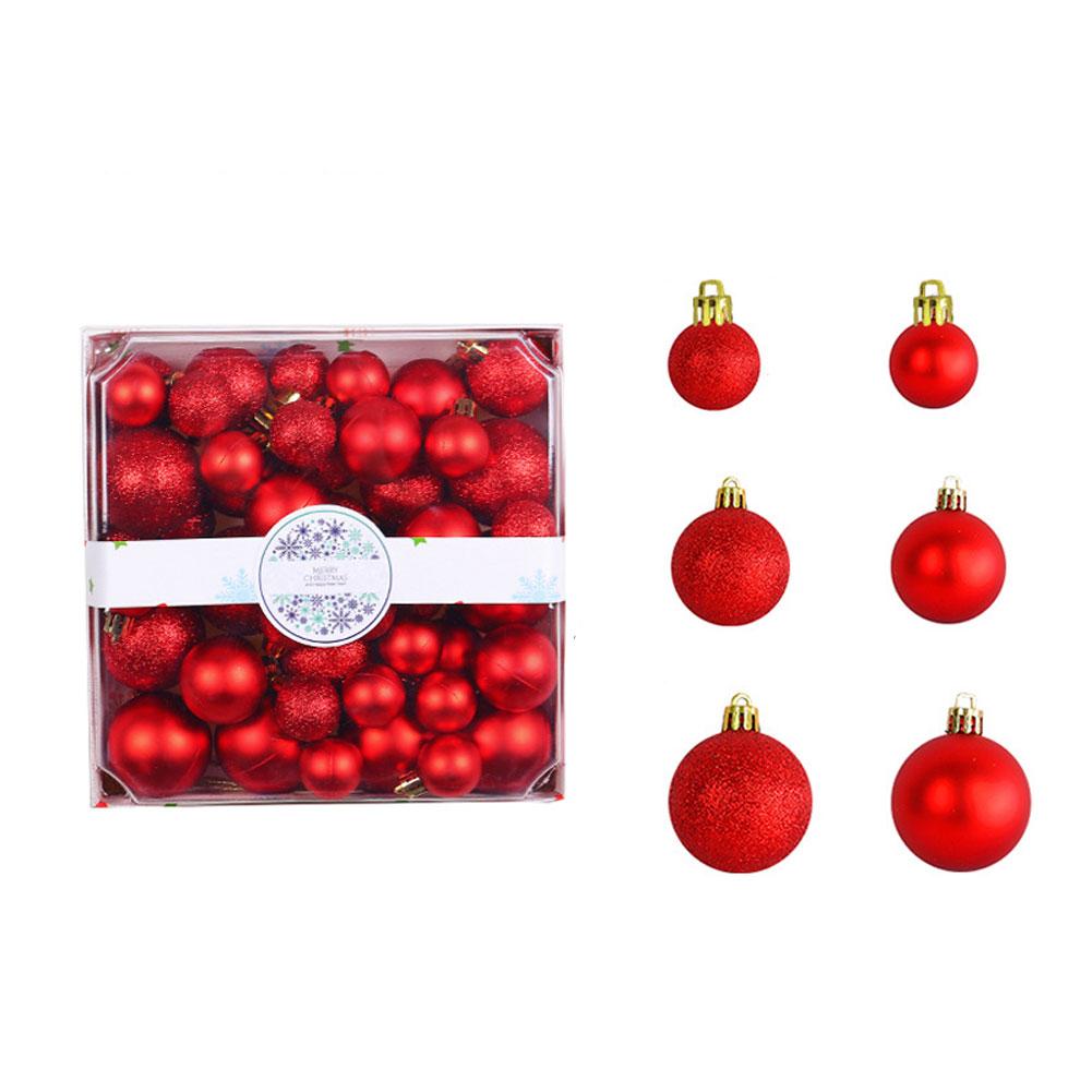 thumbnail image 4 of Ruifaya Juego de bolas de Navidad, caja de bolas, adorno decorativo para árbol de Navidad en centro comercial, 4 of 7