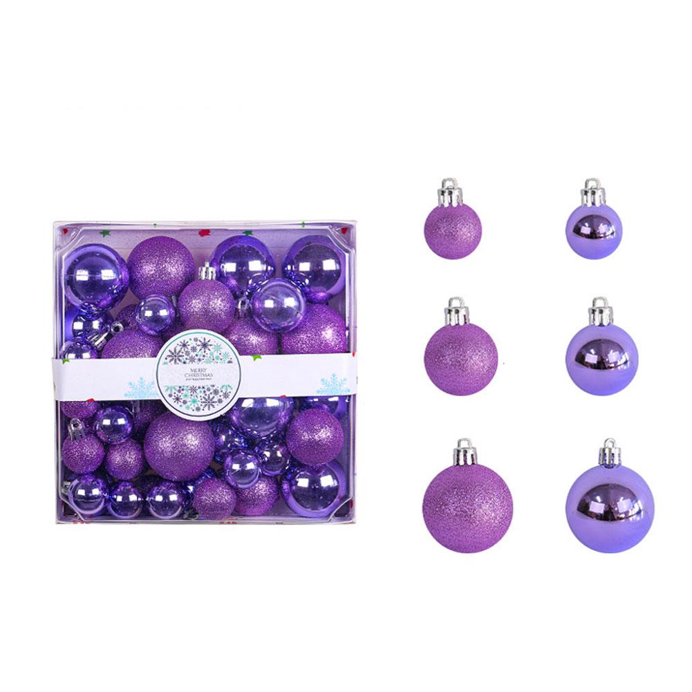 thumbnail image 5 of Ruifaya Juego de bolas de Navidad, caja de bolas, adorno decorativo para árbol de Navidad en centro comercial, 5 of 7