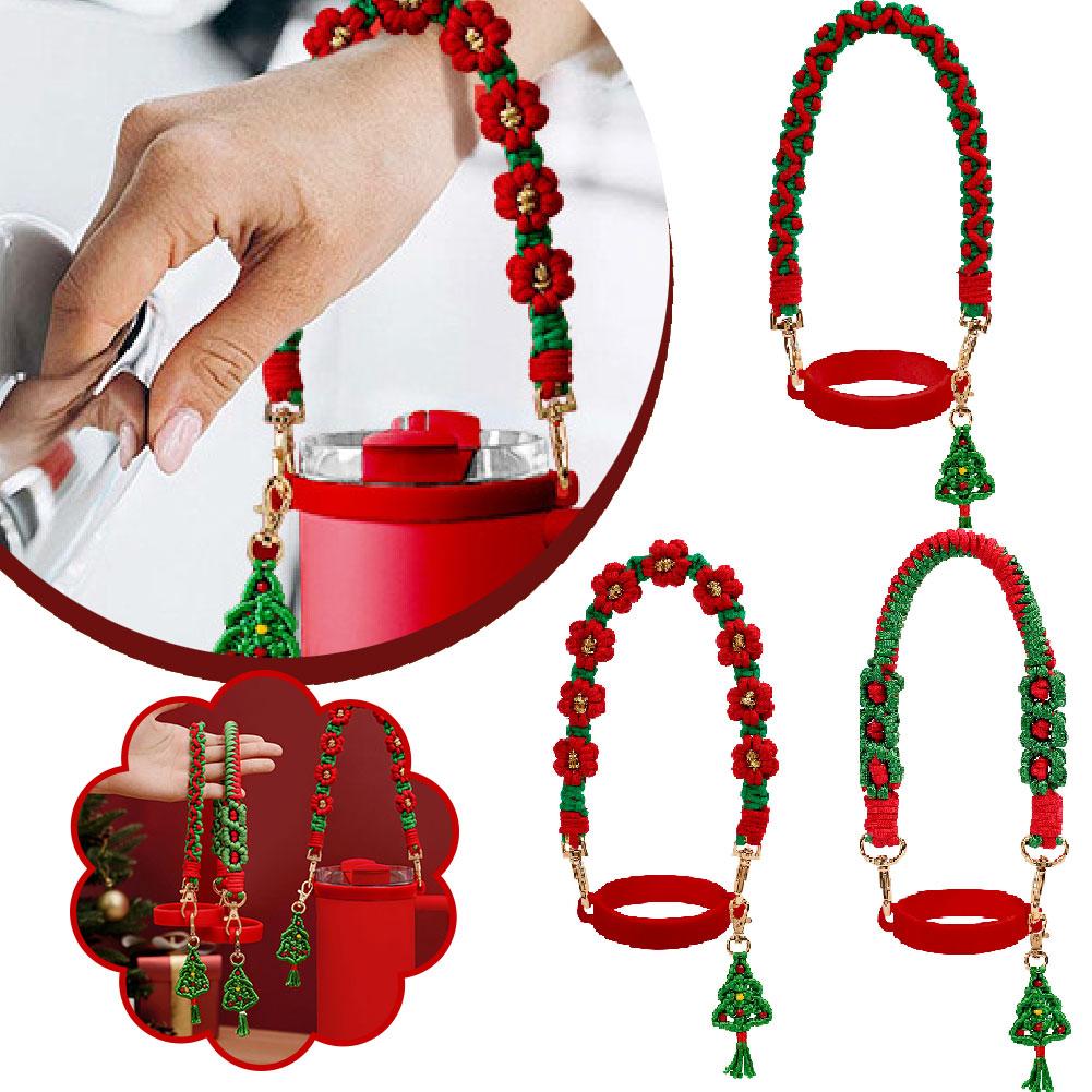 thumbnail image 2 of Ruifaya Cinturón de taza de agua tejido a mano de Navidad caliente Nuevo, 2 of 7