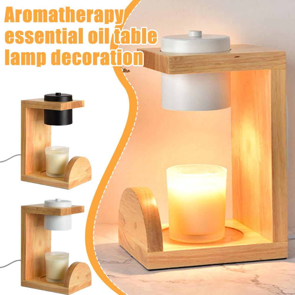 thumbnail image 3 of Ruifaya Lámpara de vela japonesa caliente, lámpara de vela de aromaterapia para mesita de noche de dormitorio, lámpara de mesa N, 3 of 7