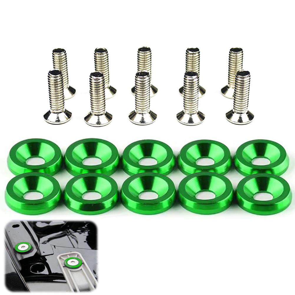 thumbnail image 5 of SGACAI ☆10 piezas M6 JDM Tornillos de motor para parachoques de coche, tornillos de placa hexagonal modificados, 5 of 7