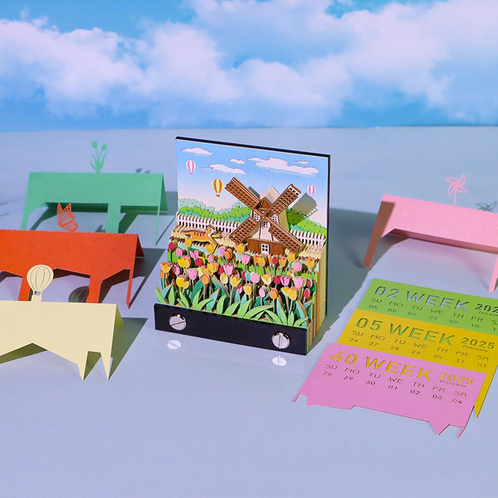 Kalendarz Time Piece 2025 3D Calendar,Time - View #6