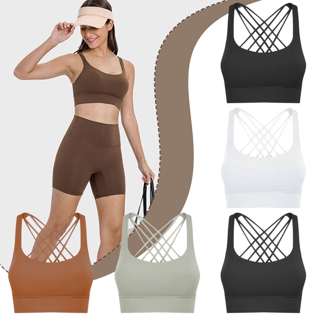 thumbnail image 2 of Ruifaya Sujetador deportivo Hot Fitness de alta resistencia con espalda cruzada a prueba de golpes para yoga y correr Nuevo, 2 of 7