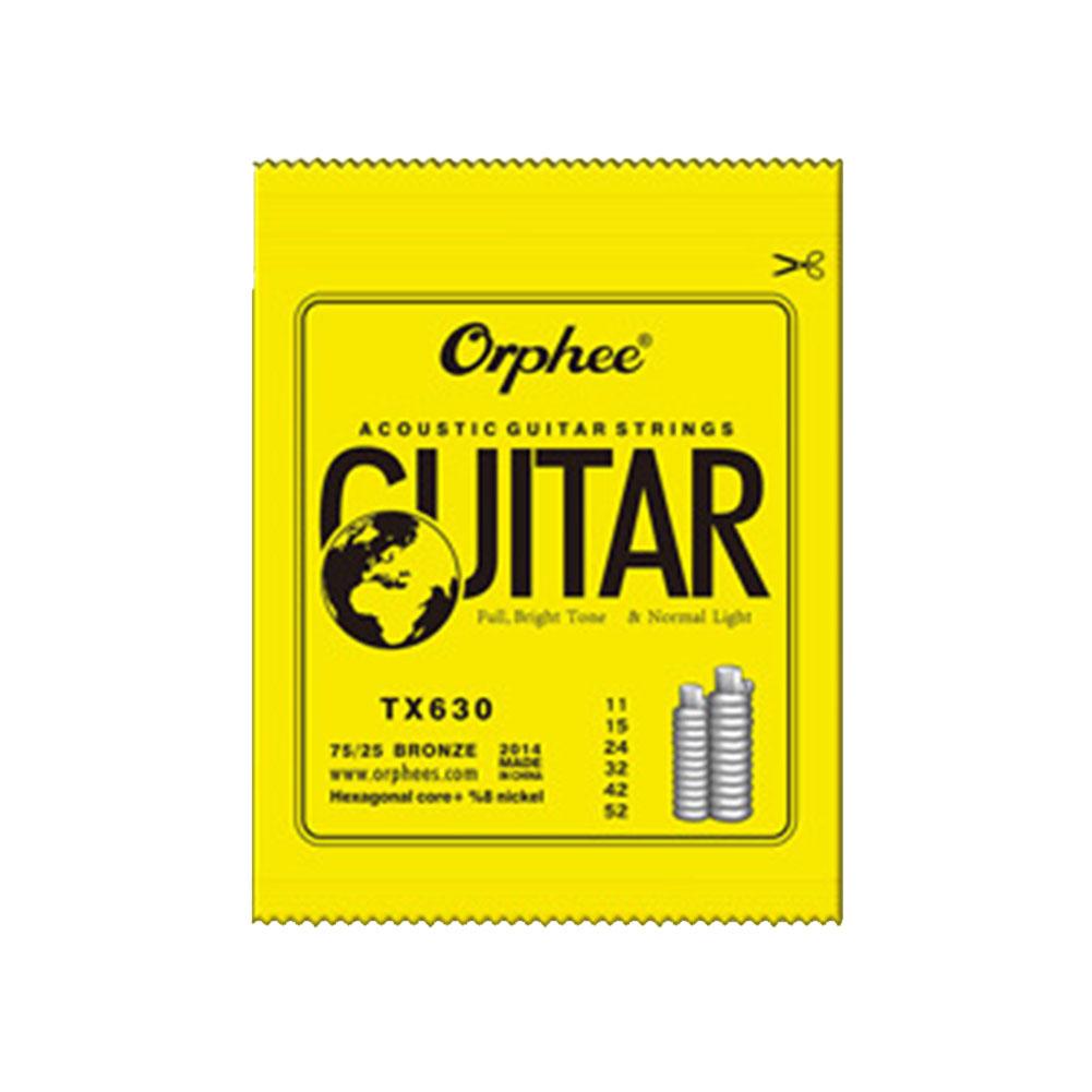 thumbnail image 5 of Wartleves Cuerdas para guitarra acústica con núcleo hexagonal Cuerdas para guitarra folk TX620 TX630 TX6', 5 of 7