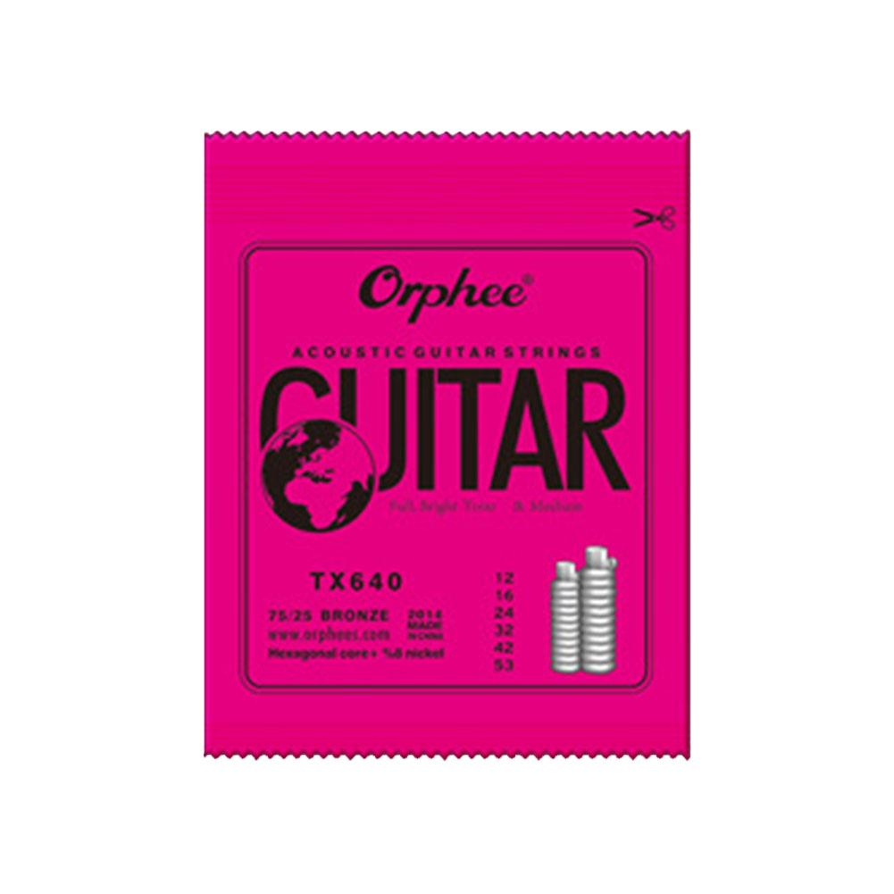 thumbnail image 4 of Wartleves Cuerdas para guitarra acústica con núcleo hexagonal Cuerdas para guitarra folk TX620 TX630 TX6', 4 of 7