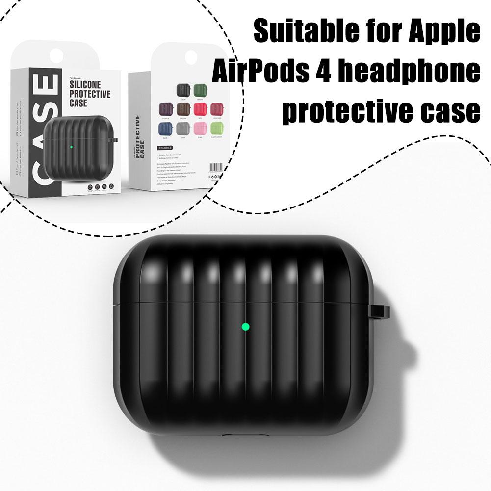 thumbnail image 3 of Wartleves 2024 Nueva funda a prueba de golpes y caídas para AirPods 4 P2T1, 3 of 7