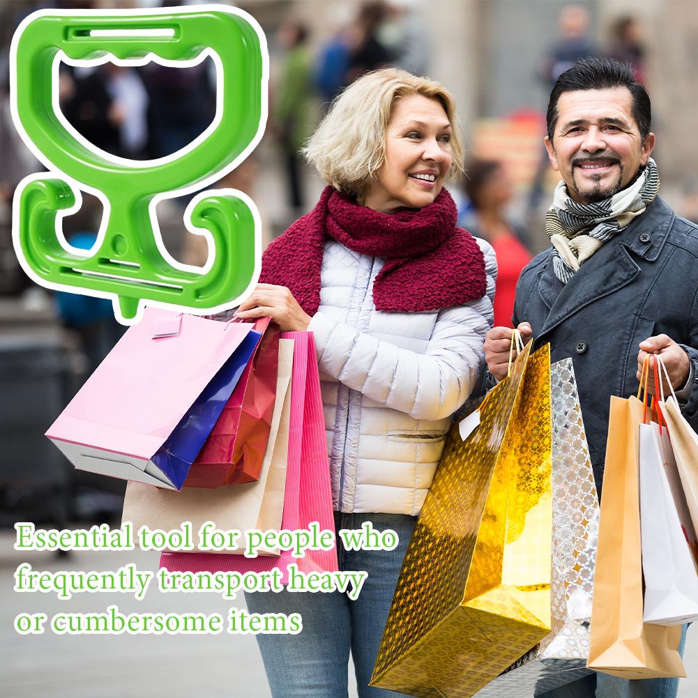 thumbnail image 3 of SGACAI Porta bolsas de supermercado, porta bolsas de compras, asa para cada asa, ahorra mano de obra, soporte para bolsas de plástico, mochila multifuncional, asa antipellizco para bolsas de compra, 3 of 7