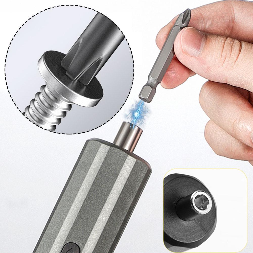 thumbnail image 4 of Wartleves Destornillador eléctrico portátil inalámbrico Mini taladro Broca magnética Reparación del hogar, 4 of 7
