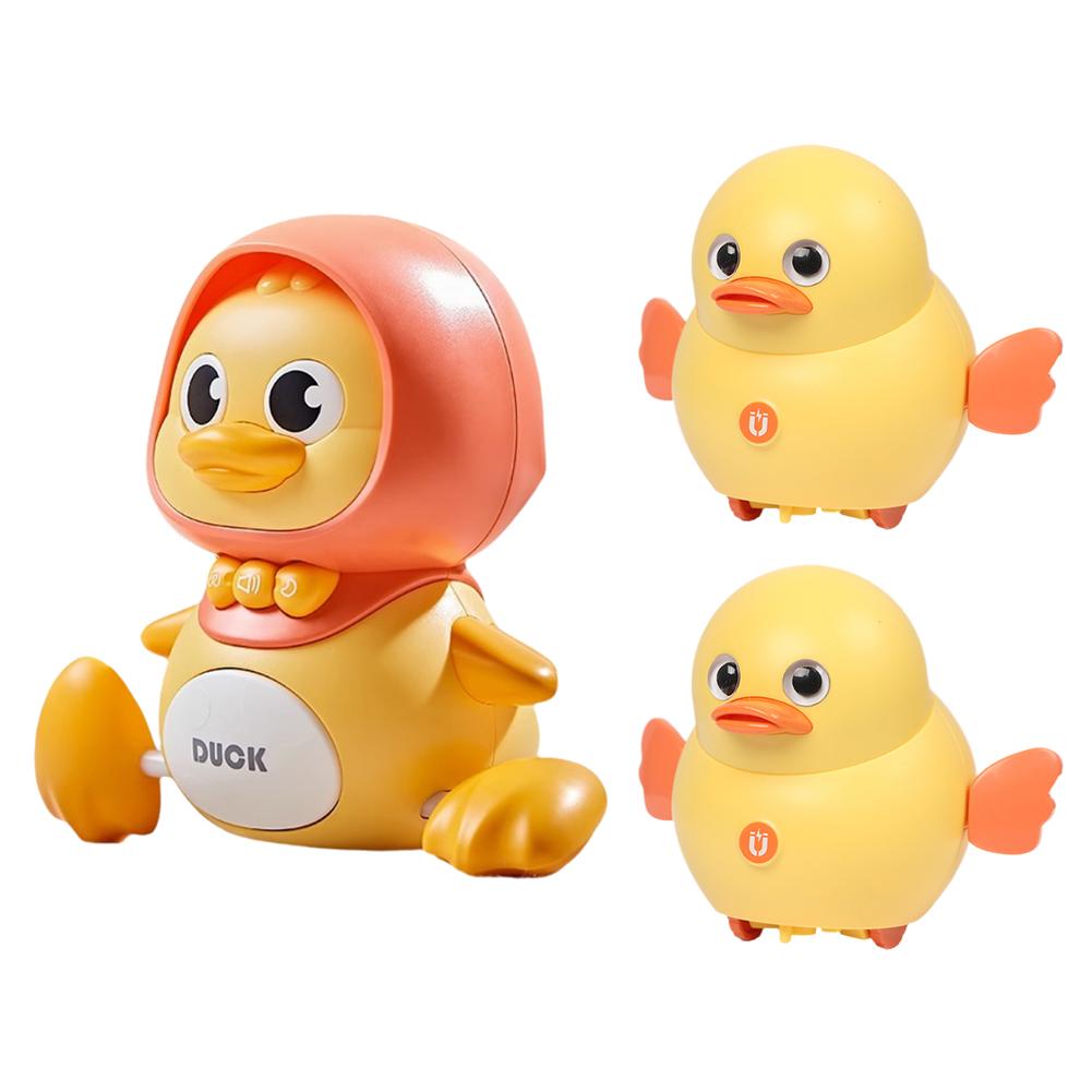 thumbnail image 4 of Ruifaya Familia de patos boca abajo, juguete de pato boca abajo, juegos de juguetes de patos musicales para bebés ц&, 4 of 7