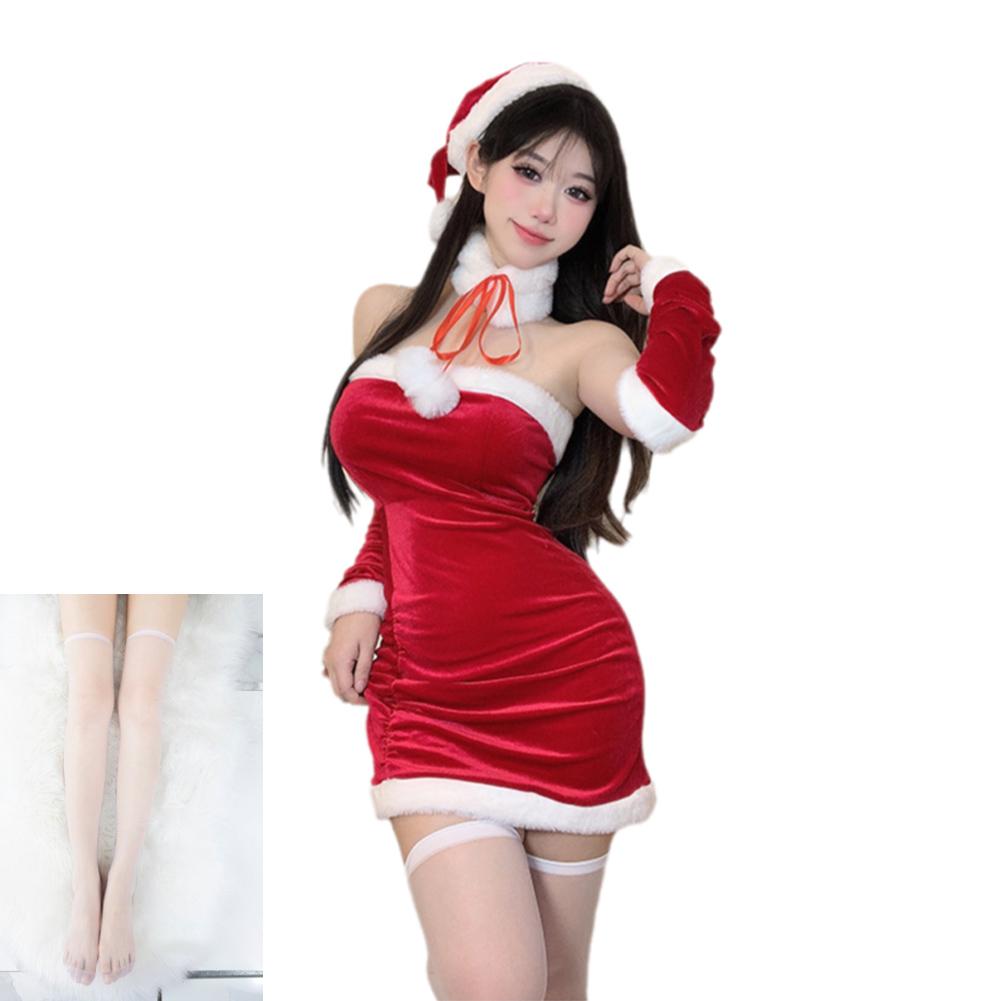 thumbnail image 4 of SGACAI Conejita sexy de Navidad, diosa de Año Nuevo, bata de batalla, escenarioθÆ, 4 of 7