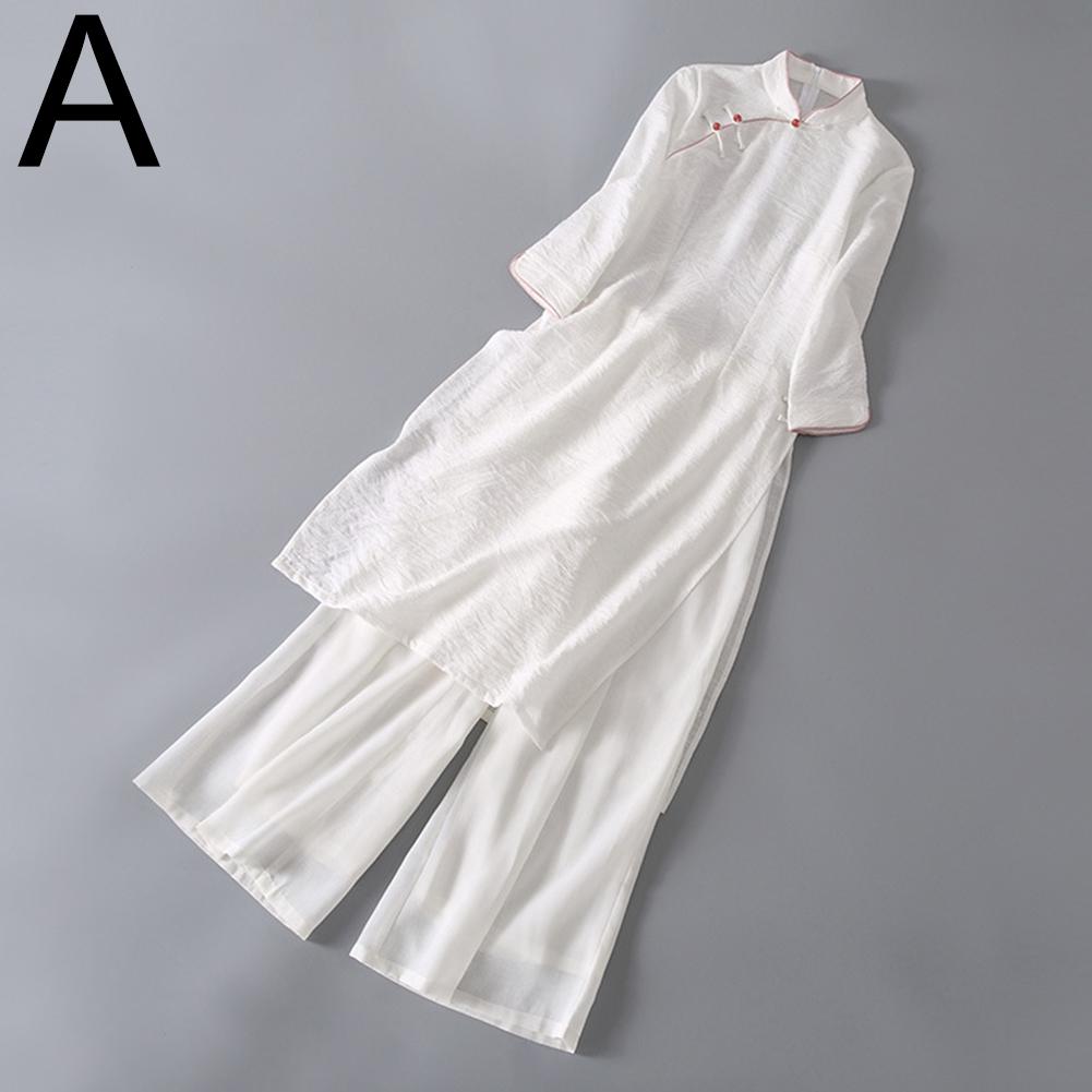 thumbnail image 1 of Ruifaya Ropa de mujer de estilo literario retro chino adecuada para banquetes y escuelas +, 1 of 7