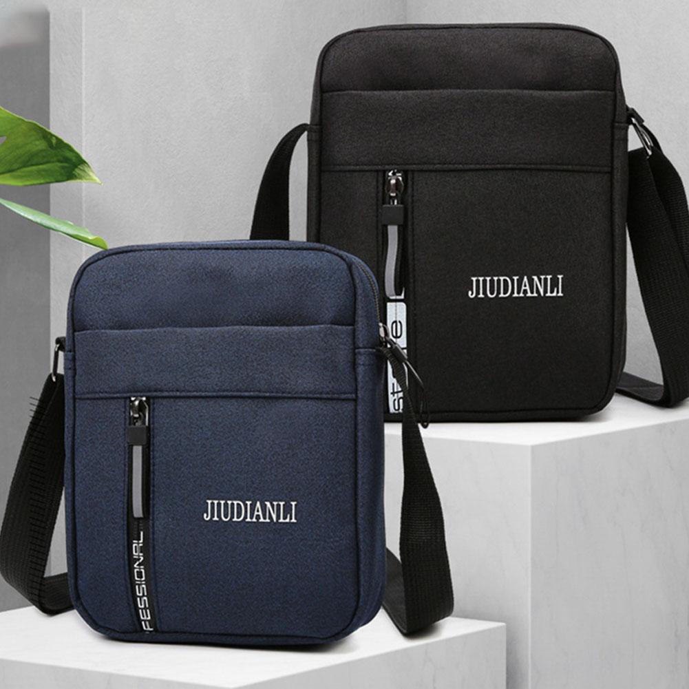 thumbnail image 3 of Wartleves Bolso escolar para hombre, tipo bandolera, con múltiples bolsillos, para el hombro, 1 unidad, 3 of 7
