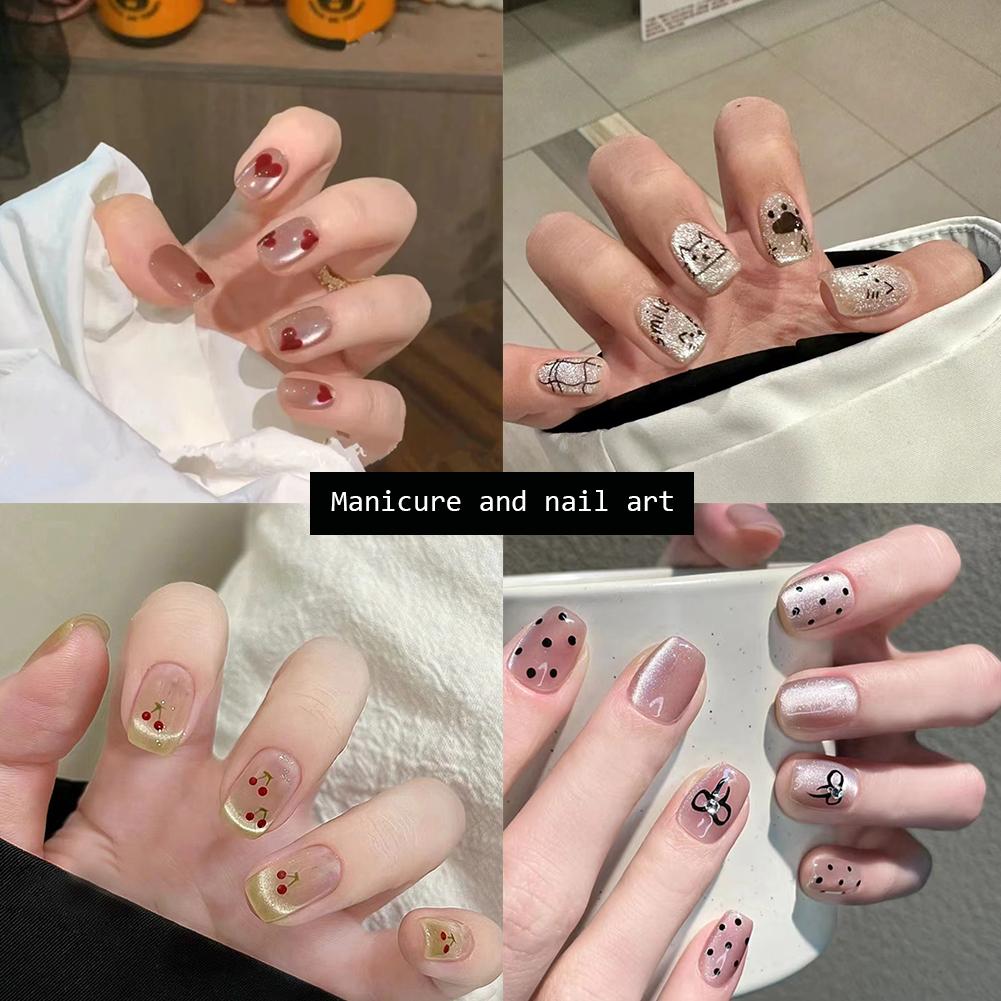 thumbnail image 3 of Wartleves Parches para decoración de uñas con diseño de ciervo, copo de nieve y estrellas para Navidad y Año Nuevo, para usar en uñas, C3, 3 of 7