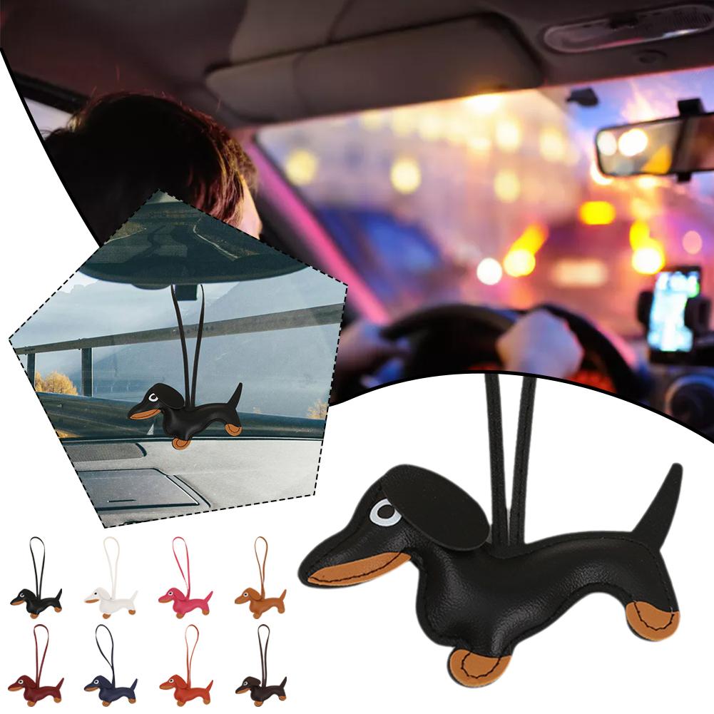 thumbnail image 3 of Ruifaya Abalorio para bolso con forma de perro salchicha para llavero, bolso, mochila, llaves del coche, nuevo, 3 of 7