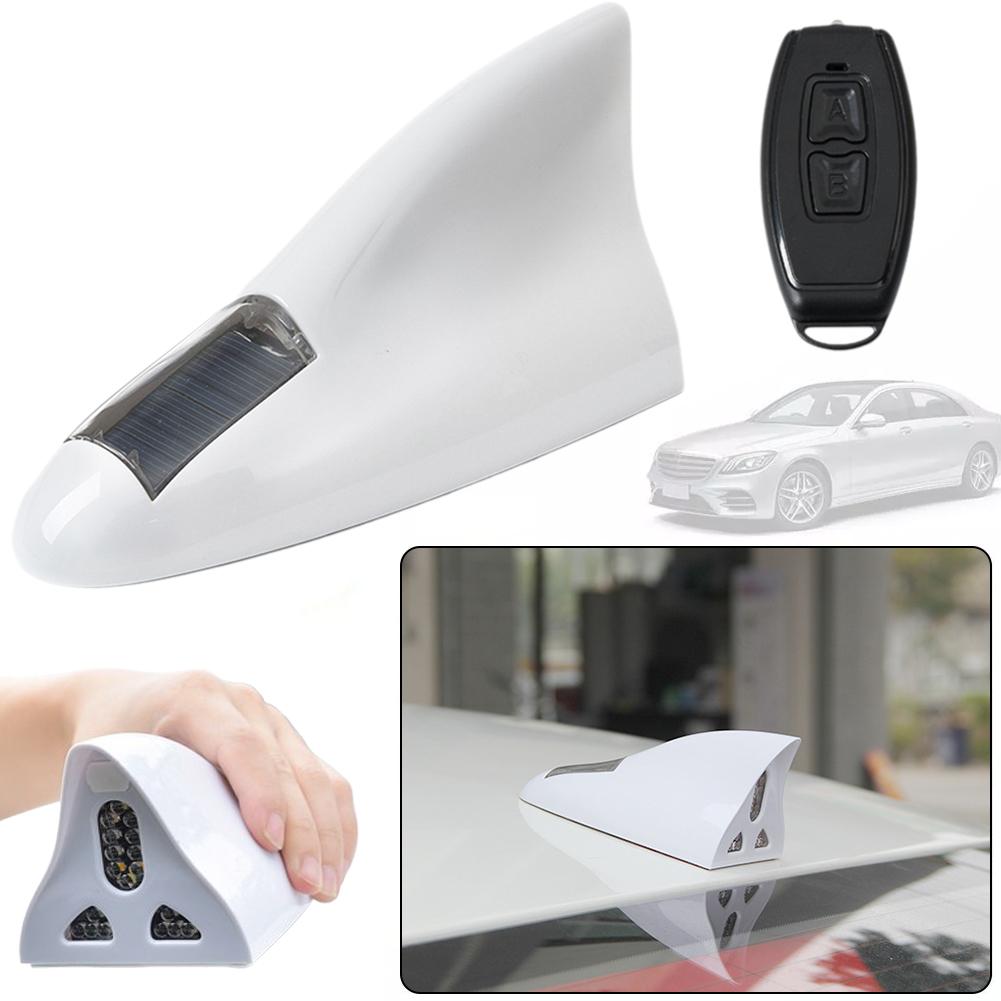 thumbnail image 5 of Ruifaya Antena solar tipo aleta de tiburón para coche, luces traseras modificadas para techo, luces LED intermitentes traseras√, 5 of 7