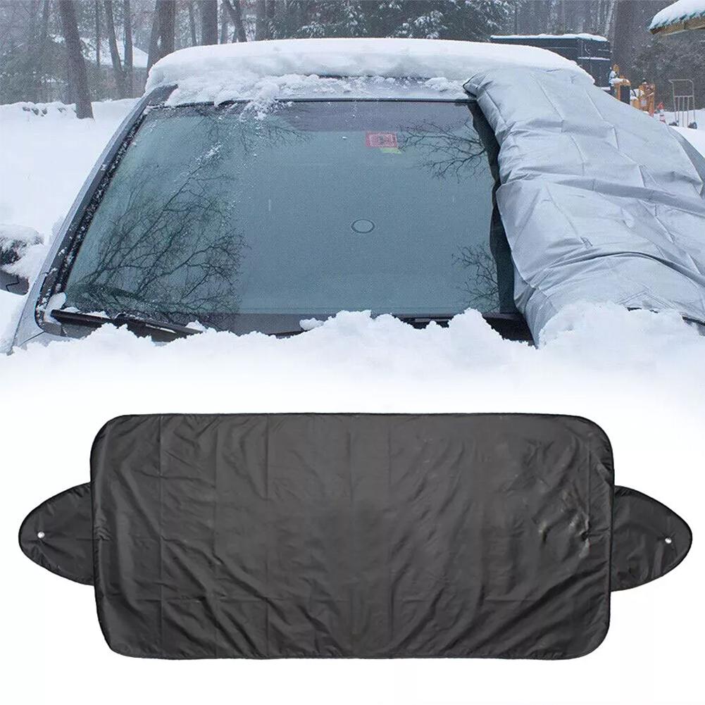 thumbnail image 4 of Wartleves Funda protectora de nieve para parabrisas de coche, película de aluminio, protector solar contra el hielo y las heladas, 4 of 7