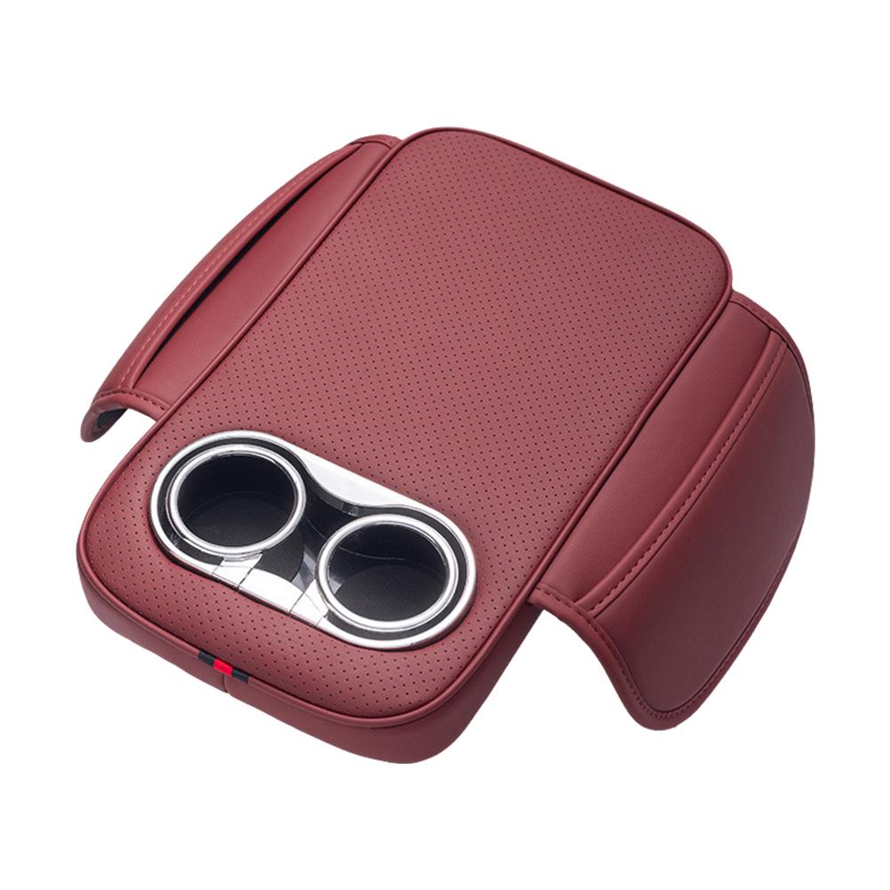 thumbnail image 4 of SGACAI Funda para consola central, funda para reposabrazos, funda de cuero para reposabrazos de coche, bolsillo con almohadilla, 4 of 7