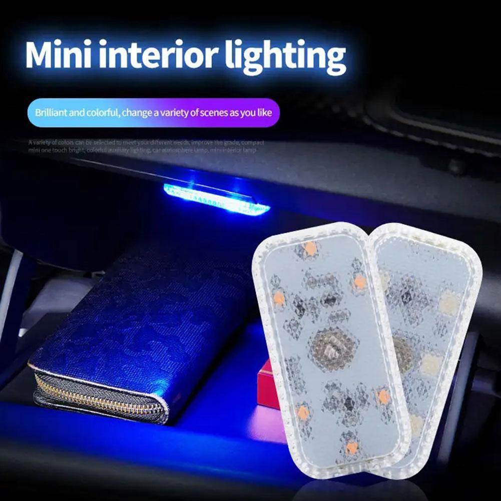 thumbnail image 3 of Ruifaya Luz LED inalámbrica magnética para coche, luz de lectura para interior de cúpula con mapa USB, 3 of 7