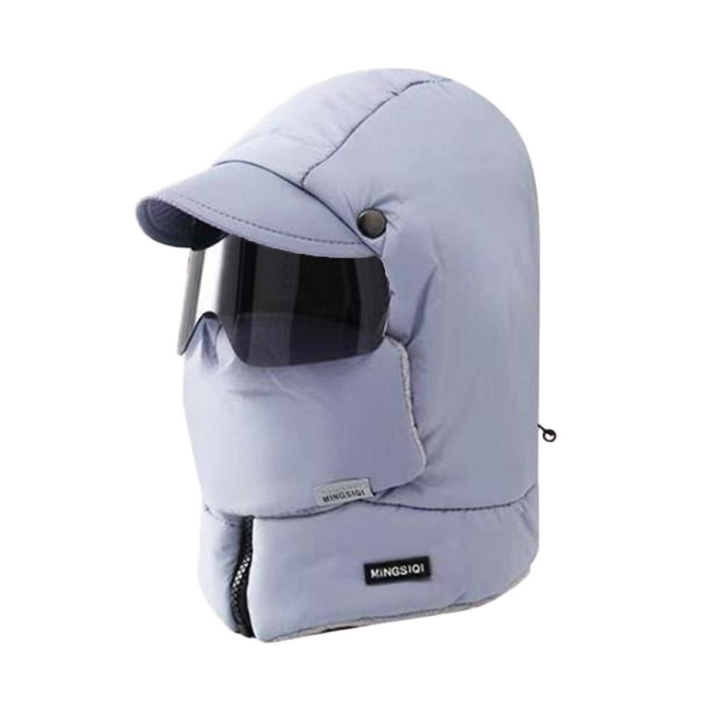 thumbnail image 3 of SGACAI LIUZHIPENG - Gorro de esquí impermeable 4 en 1 de invierno con máscara extraíble, orejeras de una pieza, gorros térmicos para hombres y mujeres, deportes al aire libre, 3 of 7