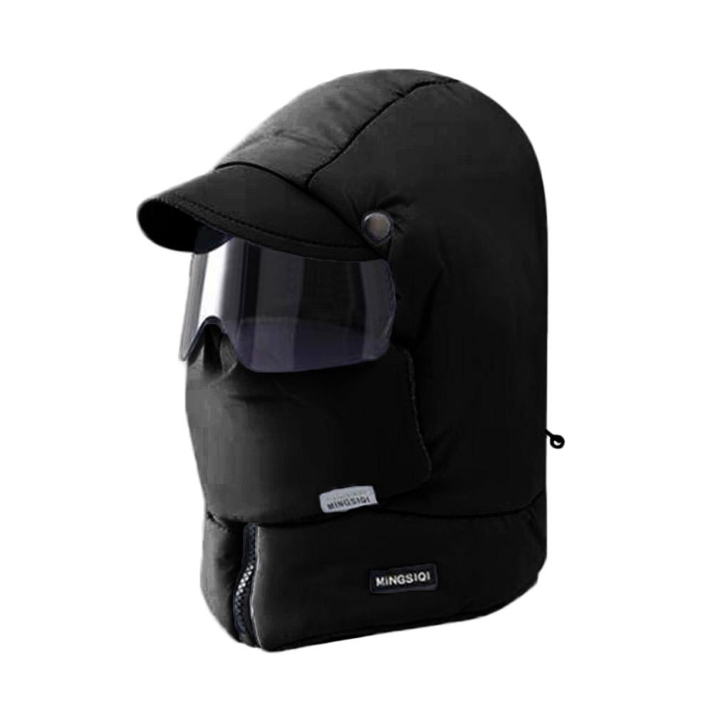 thumbnail image 4 of SGACAI LIUZHIPENG - Gorro de esquí impermeable 4 en 1 de invierno con máscara extraíble, orejeras de una pieza, gorros térmicos para hombres y mujeres, deportes al aire libre, 4 of 7