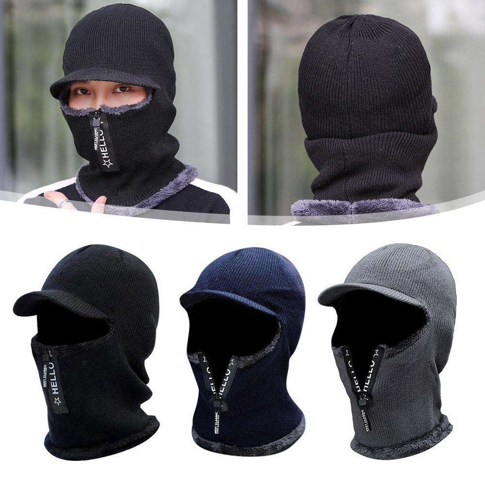 thumbnail image 3 of SGACAI Gorro de protección auditiva engrosado Gorro cálido de invierno para hombre Bufanda Gorro de montar integrado ∝, 3 of 7