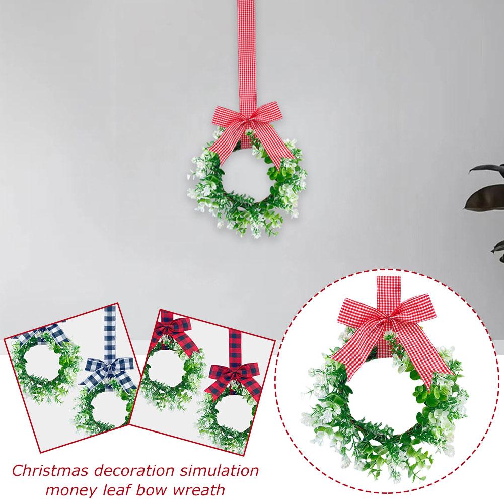 thumbnail image 3 of Ruifaya Coronas navideñas para gabinetes de cocina Corona navideña pequeña Mini corona para gabinete, 3 of 7
