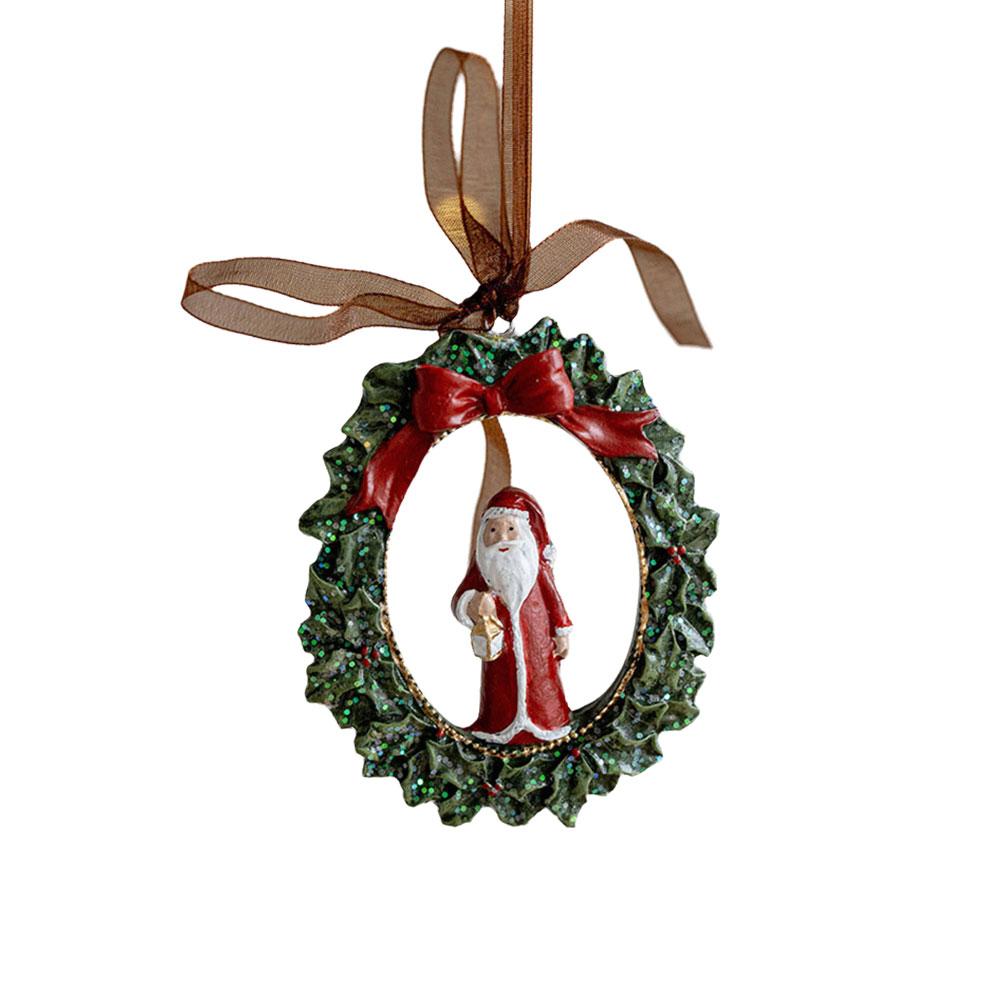 thumbnail image 4 of Ruifaya Adorno colgante para árbol de Navidad, colgante de Papá Noel, regalos de Navidad, 4 of 7