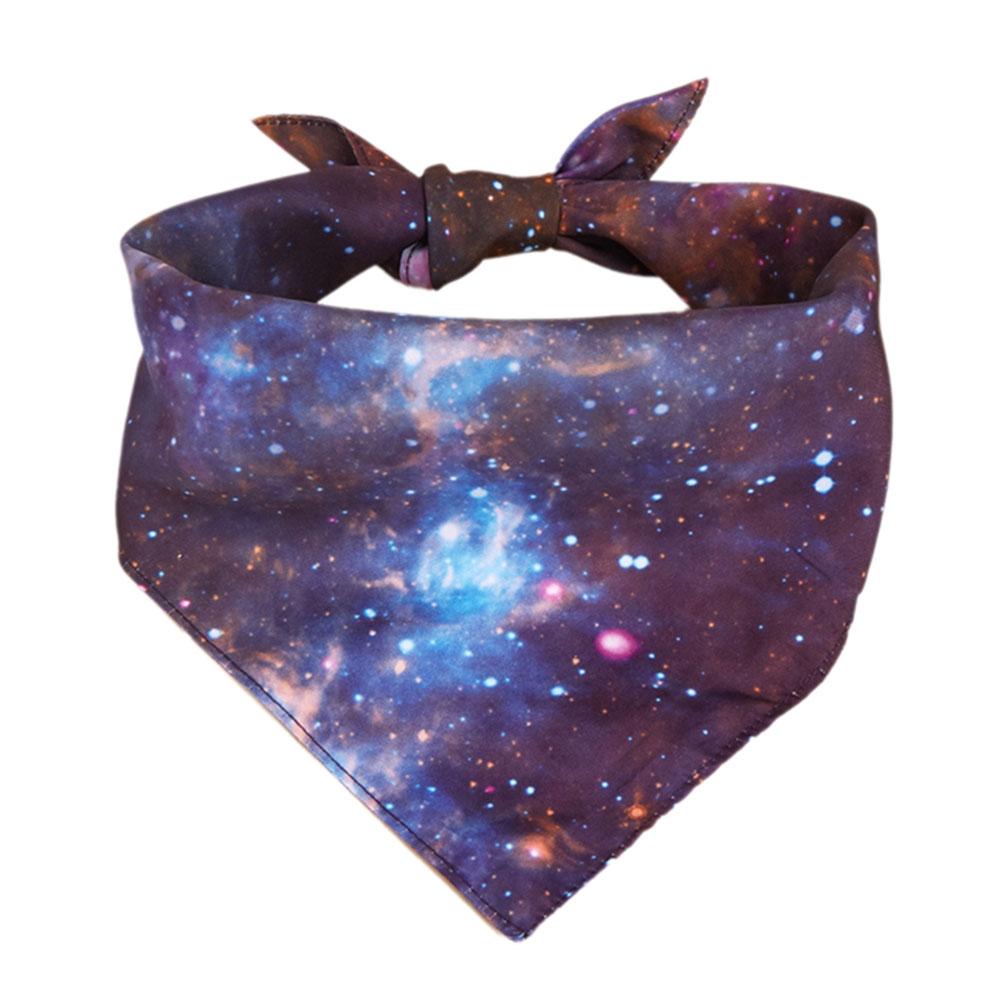 thumbnail image 4 of SGACAI Bufanda triangular para perro, collar tipo bandana para perro, patrón de galaxia cósmica чэ ,τ, 4 of 7