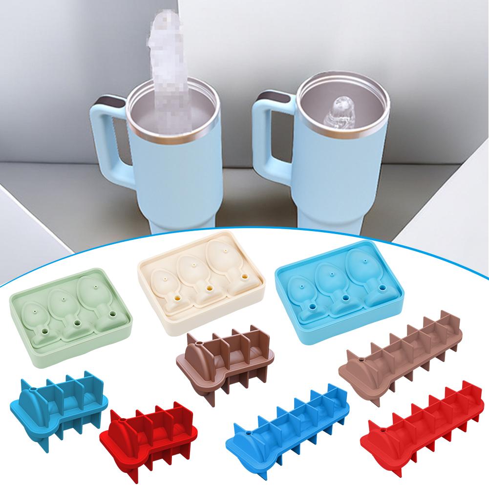 thumbnail image 4 of Wartleves Molde de silicona para cubitos de hielo, divertido cubo de hielo con forma de genitales masculinos para fiesta de whisky., 4 of 7