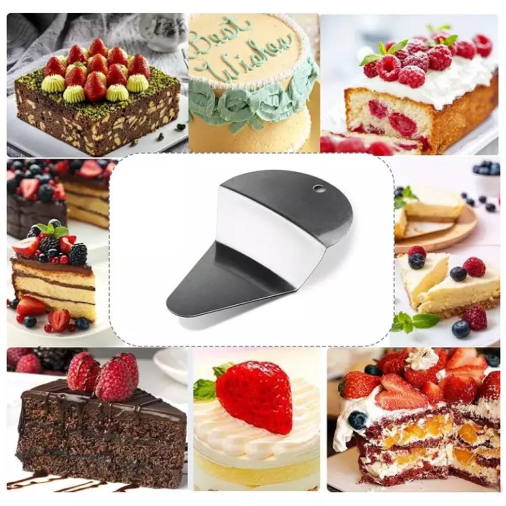 thumbnail image 3 of Wartleves Espátula para tarta de primera pieza, espátula para tarta de primera rebanada, pala cortadora de tarta de acero inoxidable, herramientas y aparatos para hacer tartas, servidor para tarta de, 3 of 7