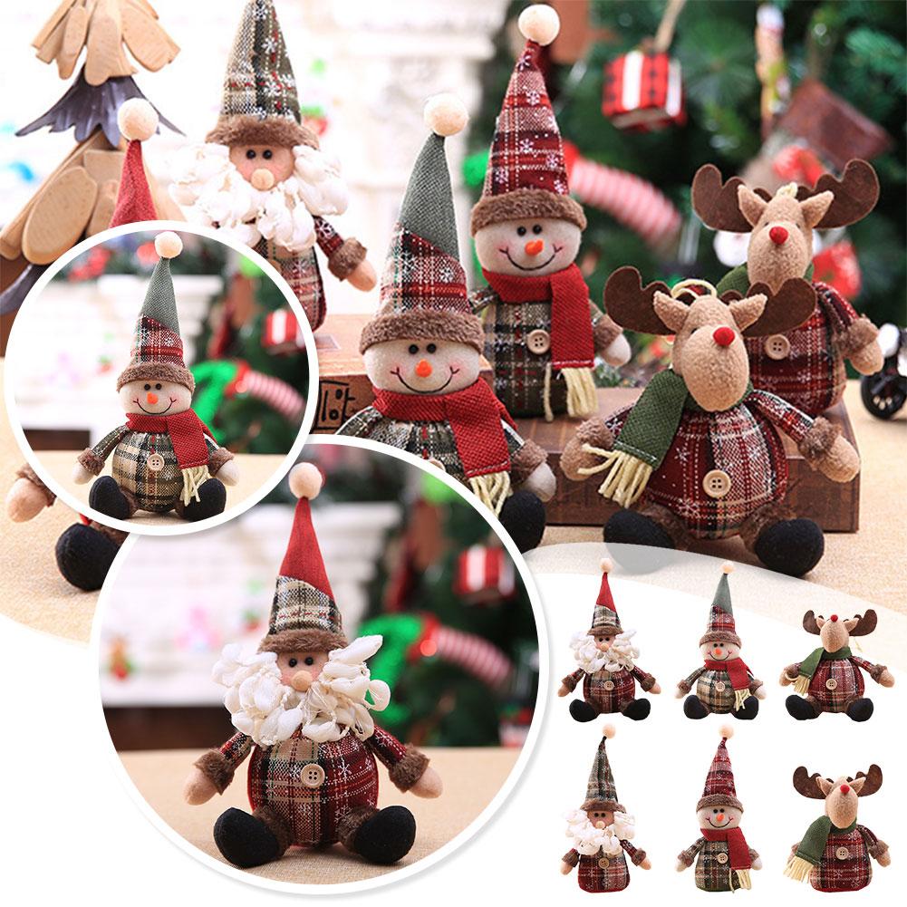 thumbnail image 2 of SGACAI Adornos para árbol de Navidad Muñeco de nieve y reno Adorno decorativo, 2 of 7