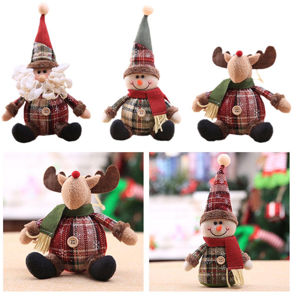 thumbnail image 3 of SGACAI Adornos para árbol de Navidad Muñeco de nieve y reno Adorno decorativo, 3 of 7