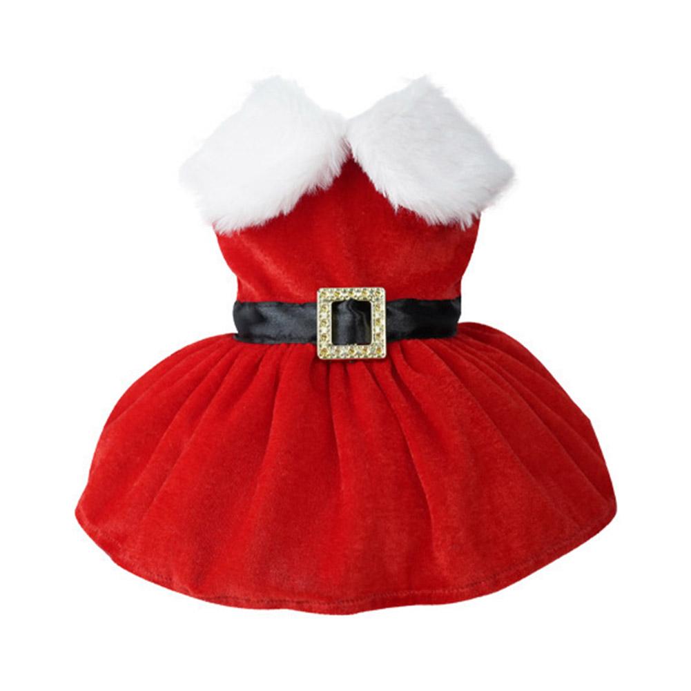 thumbnail image 5 of Ruifaya Ropa navideña para mascotas Vestido navideño para perros Calentador de invierno, 5 of 7
