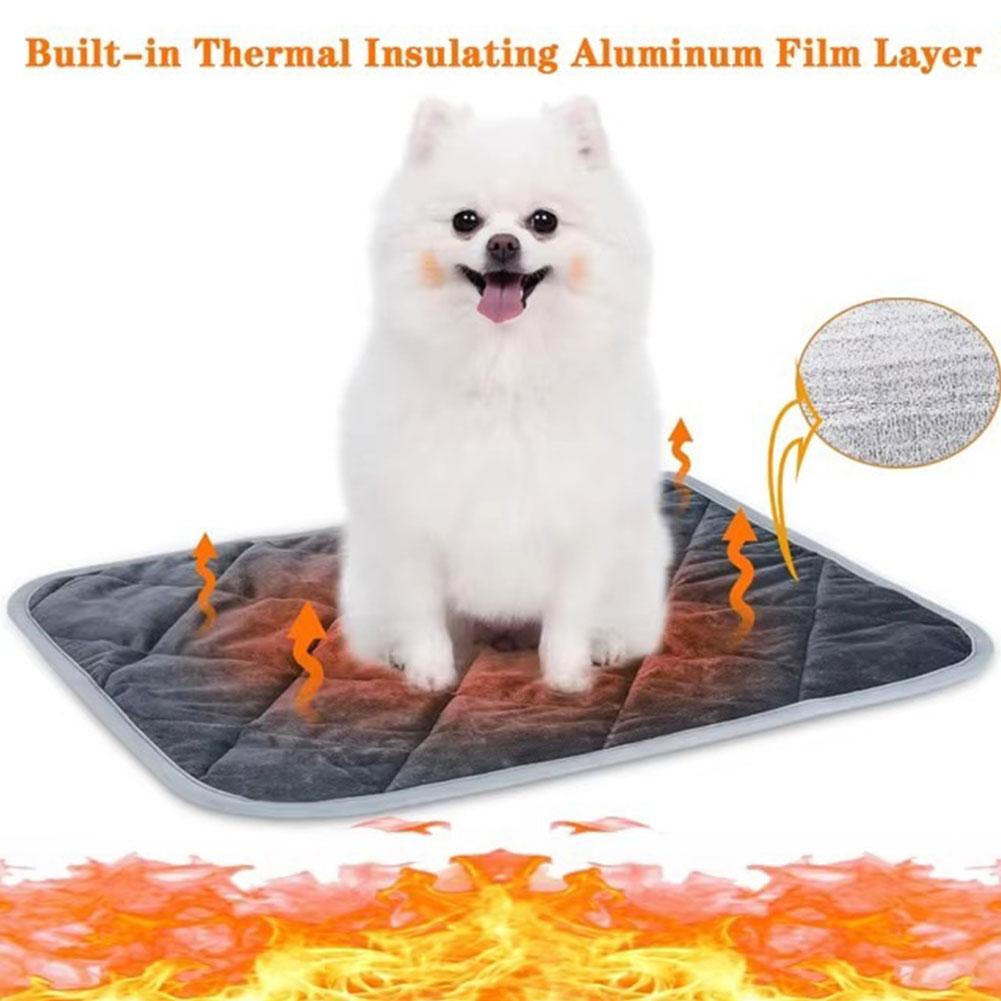 thumbnail image 2 of SGACAI Colchoneta térmica para mascotas con calefacción para el invierno, almohadilla para dormir termostática para perros y gatos, nueva A8, 2 of 7