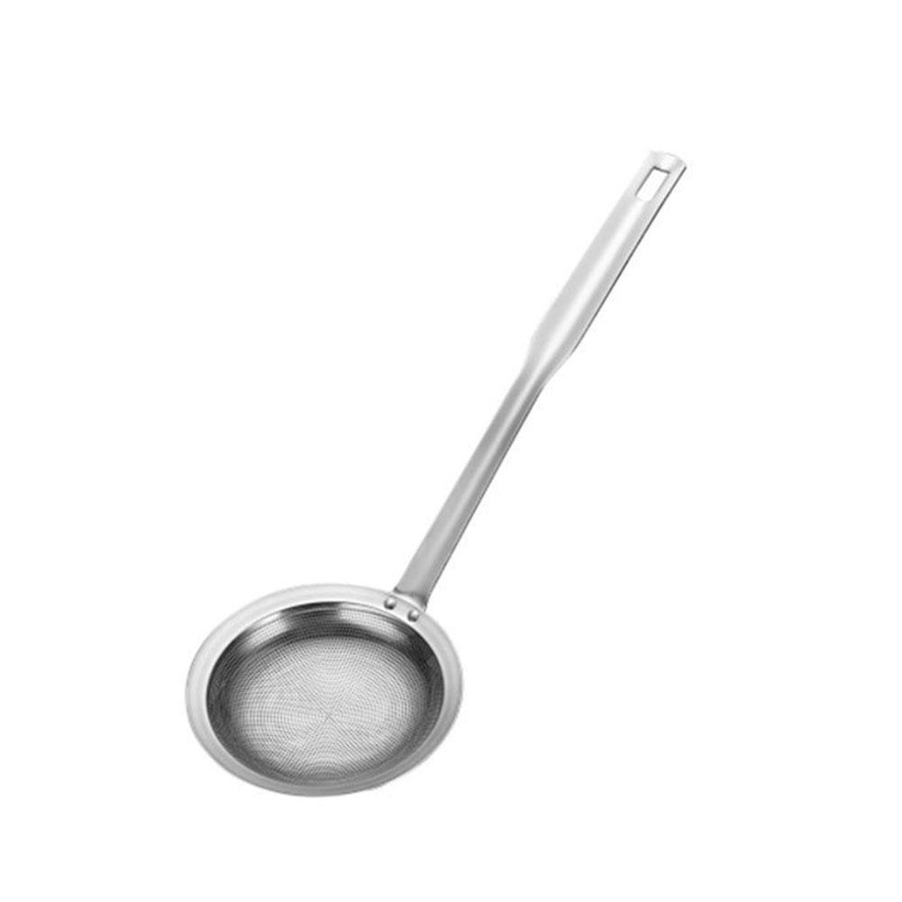thumbnail image 4 of Ruifaya Colador de acero inoxidable de malla fina, filtro de leche de soja, filtro de aceite, cuchara, cuchara de espuma, 4 of 7