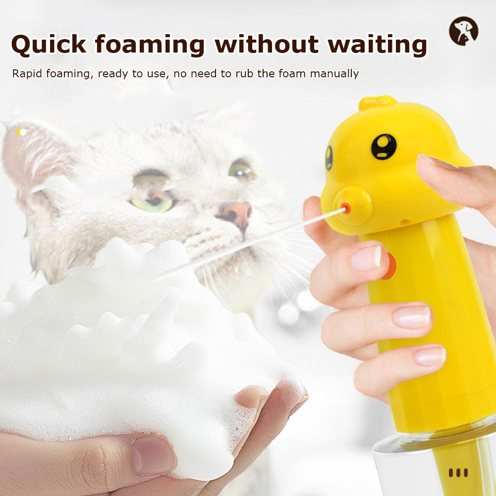 thumbnail image 3 of Ruifaya ¿Máquina de espuma eléctrica para baño y limpieza de mascotas divertida, dispensador automático de jabón?, 3 of 7