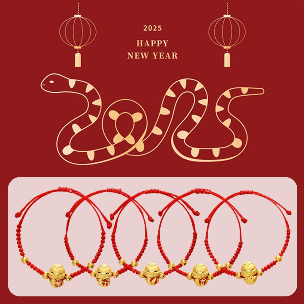 thumbnail image 2 of Ruifaya Pulsera de cuerda roja del año 2025, 2 of 7