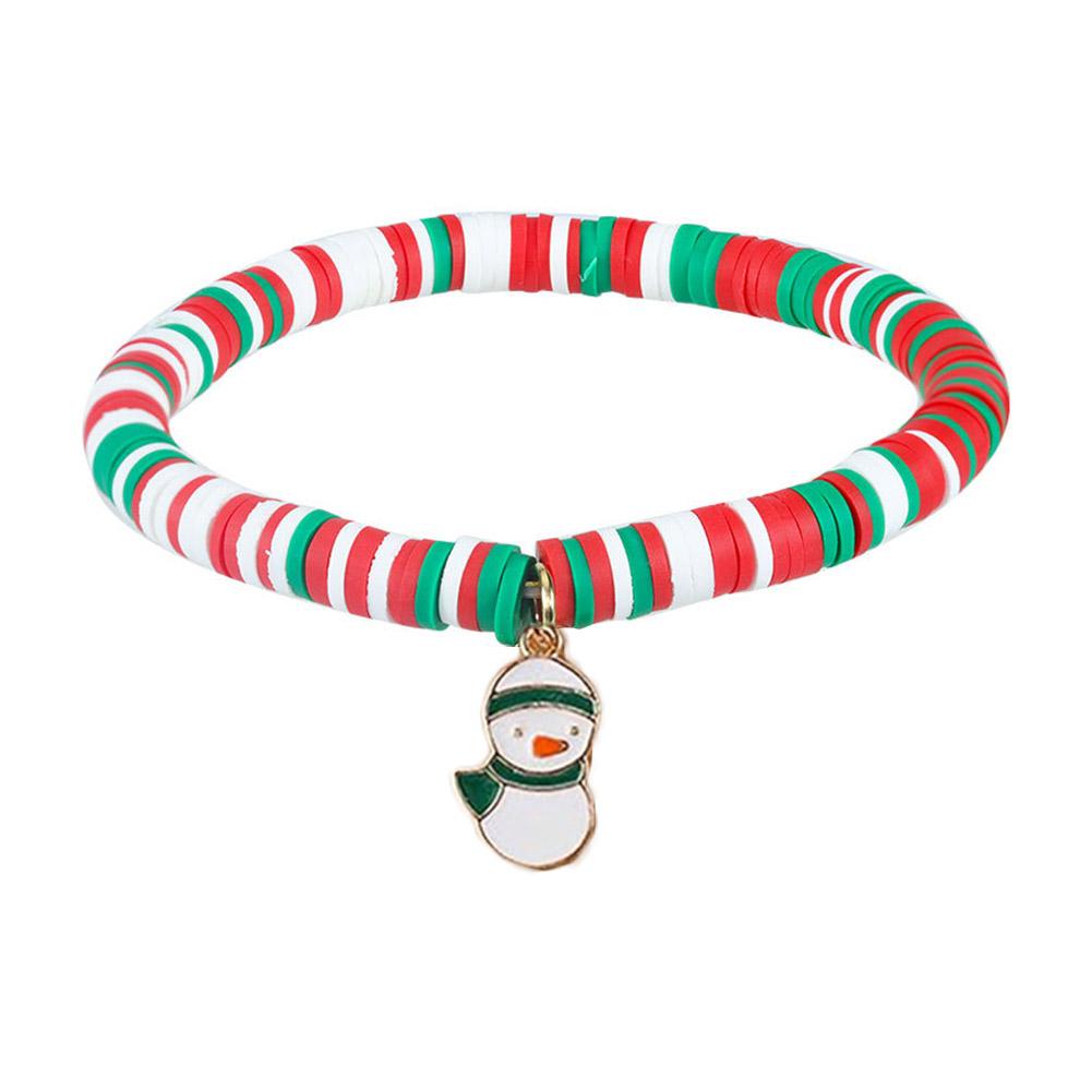 thumbnail image 4 of Wartleves Pulsera navideña de arcilla suave con tarjetas de deseos, calcetines de Papá Noel, colgantes para regalos;, 4 of 7