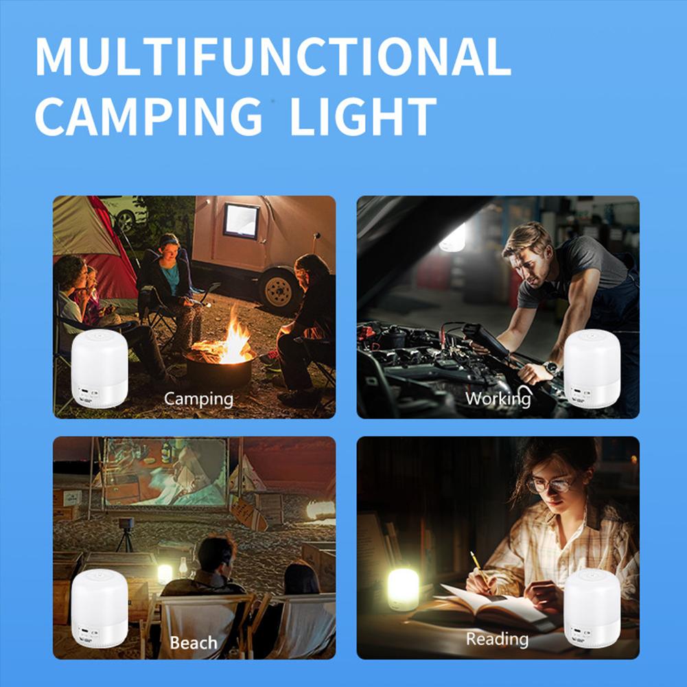 thumbnail image 2 of SGACAI Linterna LED para acampar, luz de camping recargable, linterna para acampar, con 4 modos de iluminación para acampar, esencial, portátil, 2 of 7