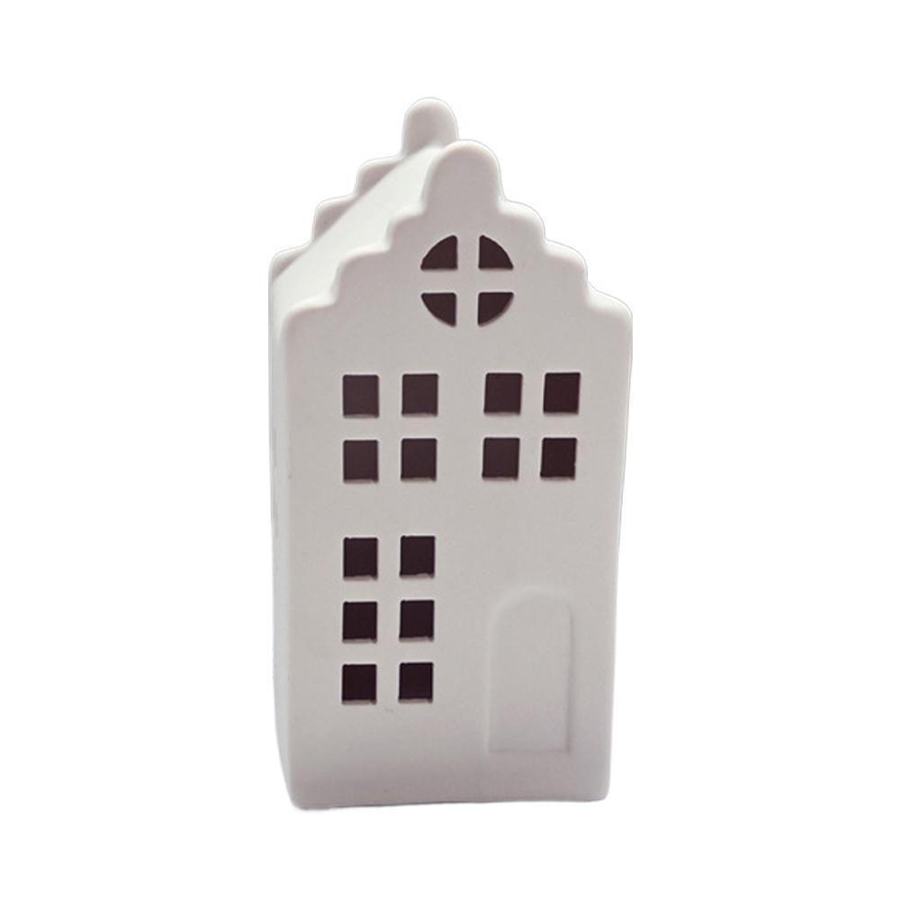 thumbnail image 4 of Wartleves Vela de cerámica para casa, decoración navideña para casas de pueblo, luz nocturna LED Z2, 4 of 7