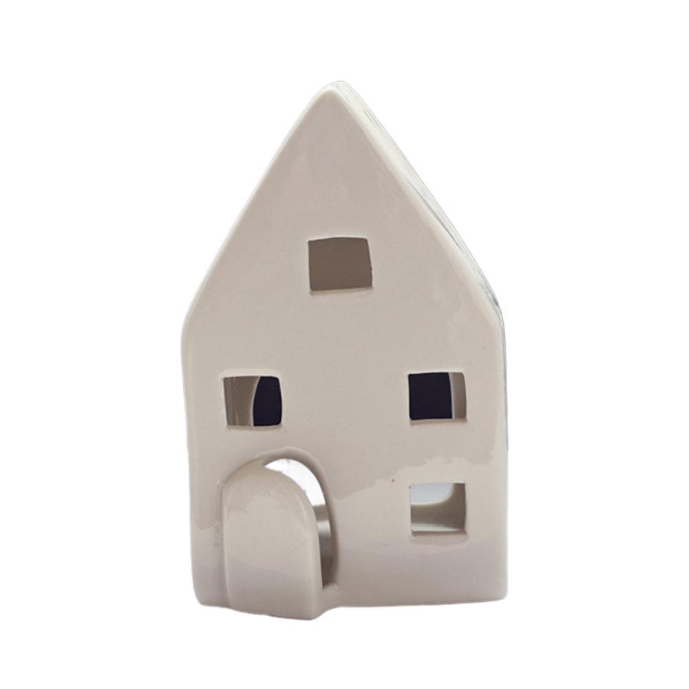 thumbnail image 5 of Wartleves Vela de cerámica para casa, decoración navideña para casas de pueblo, luz nocturna LED Z2, 5 of 7