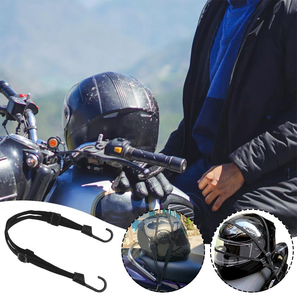 thumbnail image 4 of Wartleves 1 correa de equipaje para casco de motocicleta, correa elástica para equipaje, equipo para casco, cuerda caliente, 4 of 7