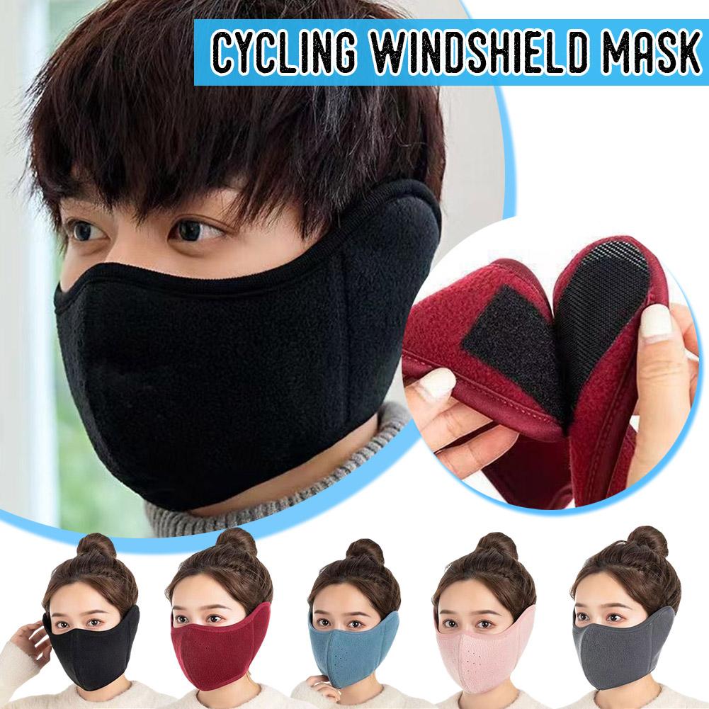 thumbnail image 3 of Ruifaya Mascarilla facial cálida a prueba de viento para invierno, para ciclismo, motocicleta, protección para las orejas para hombres y mujeres, 3 of 7
