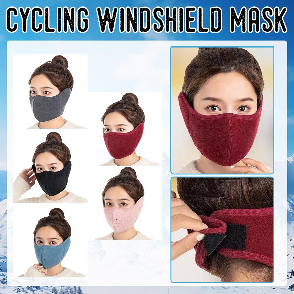 thumbnail image 2 of Ruifaya Mascarilla facial cálida a prueba de viento para invierno, para ciclismo, motocicleta, protección para las orejas para hombres y mujeres, 2 of 7